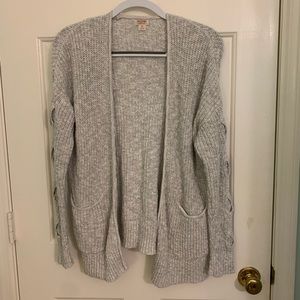 Grey Knit Cardigan